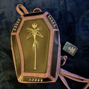 Nightmare Before Christmas Black and purple Backpack